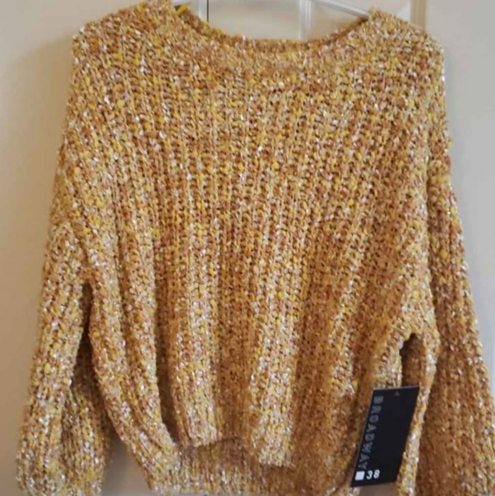 Warm sweater top knit